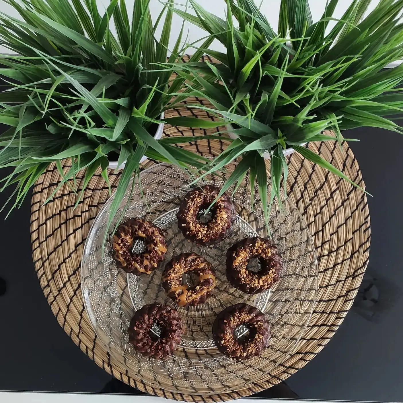 Donuts casero de chocolate