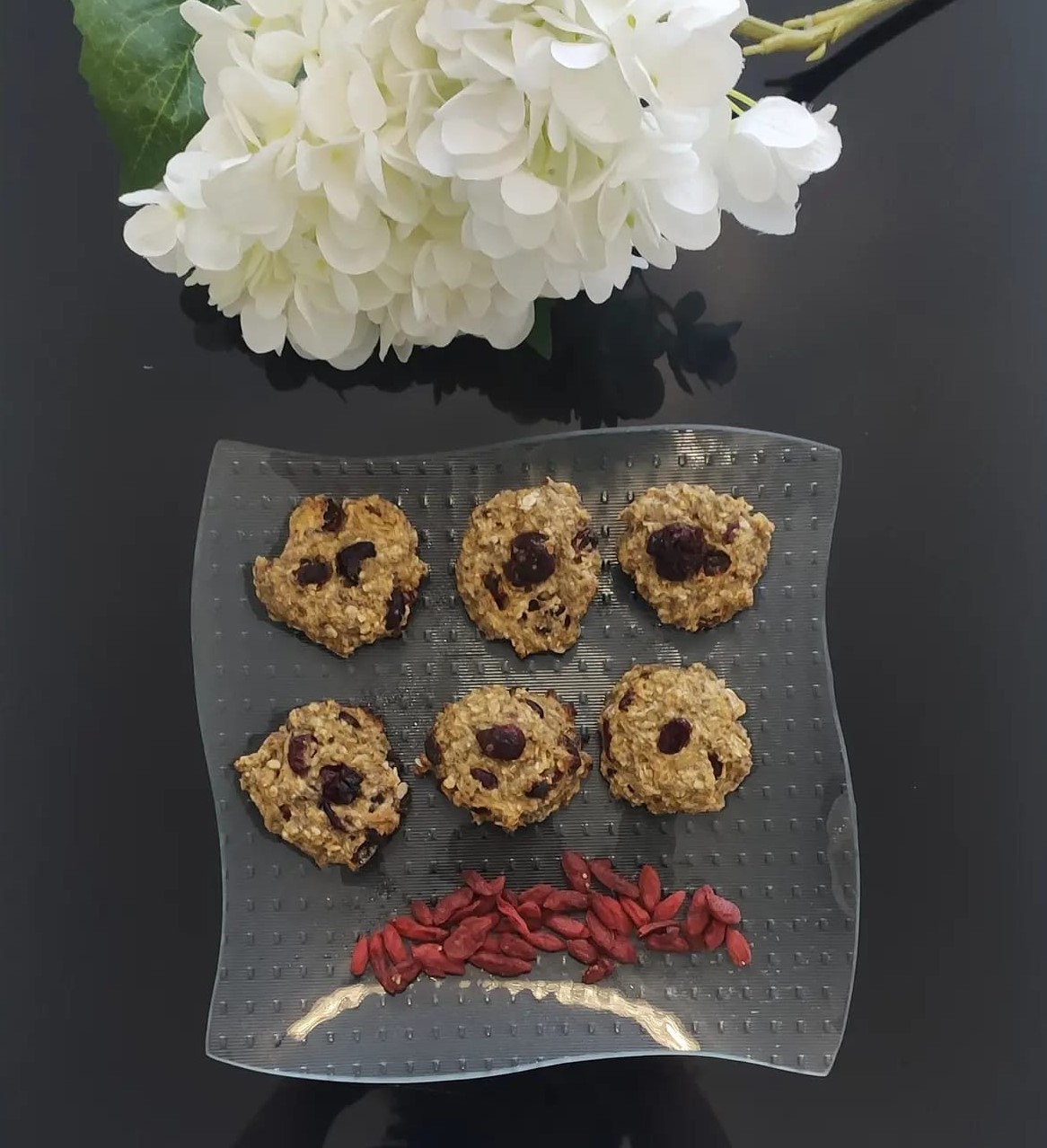 galletas de manzana y bayas