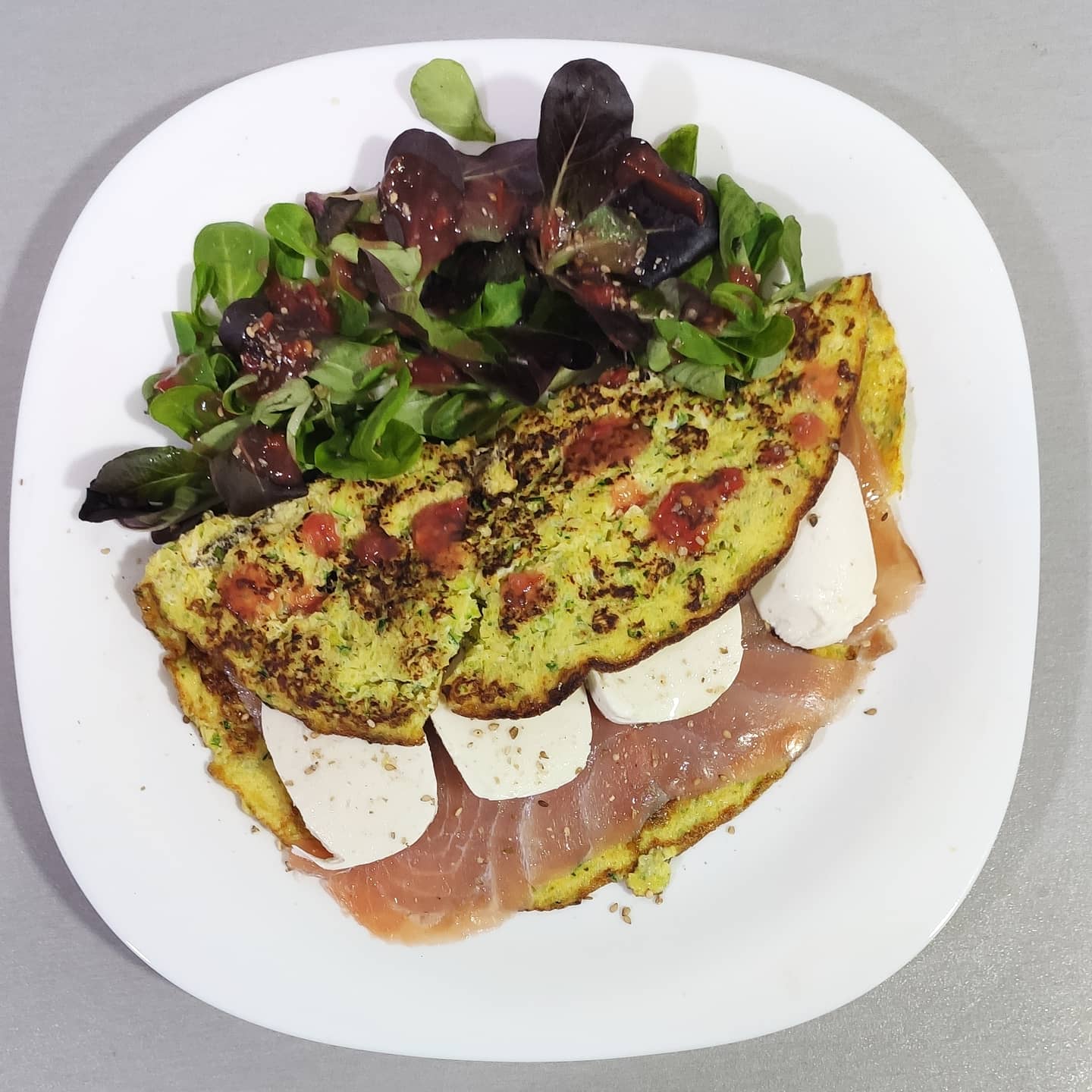 Rollito o crep de calabacin