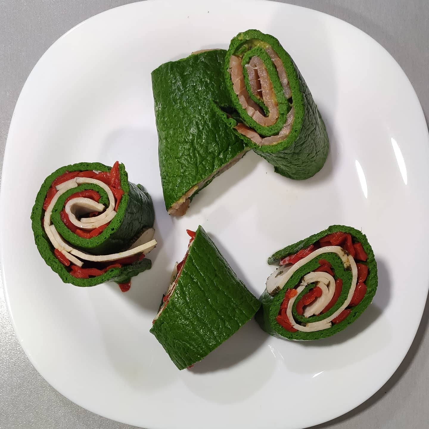 Rollito de espinacas