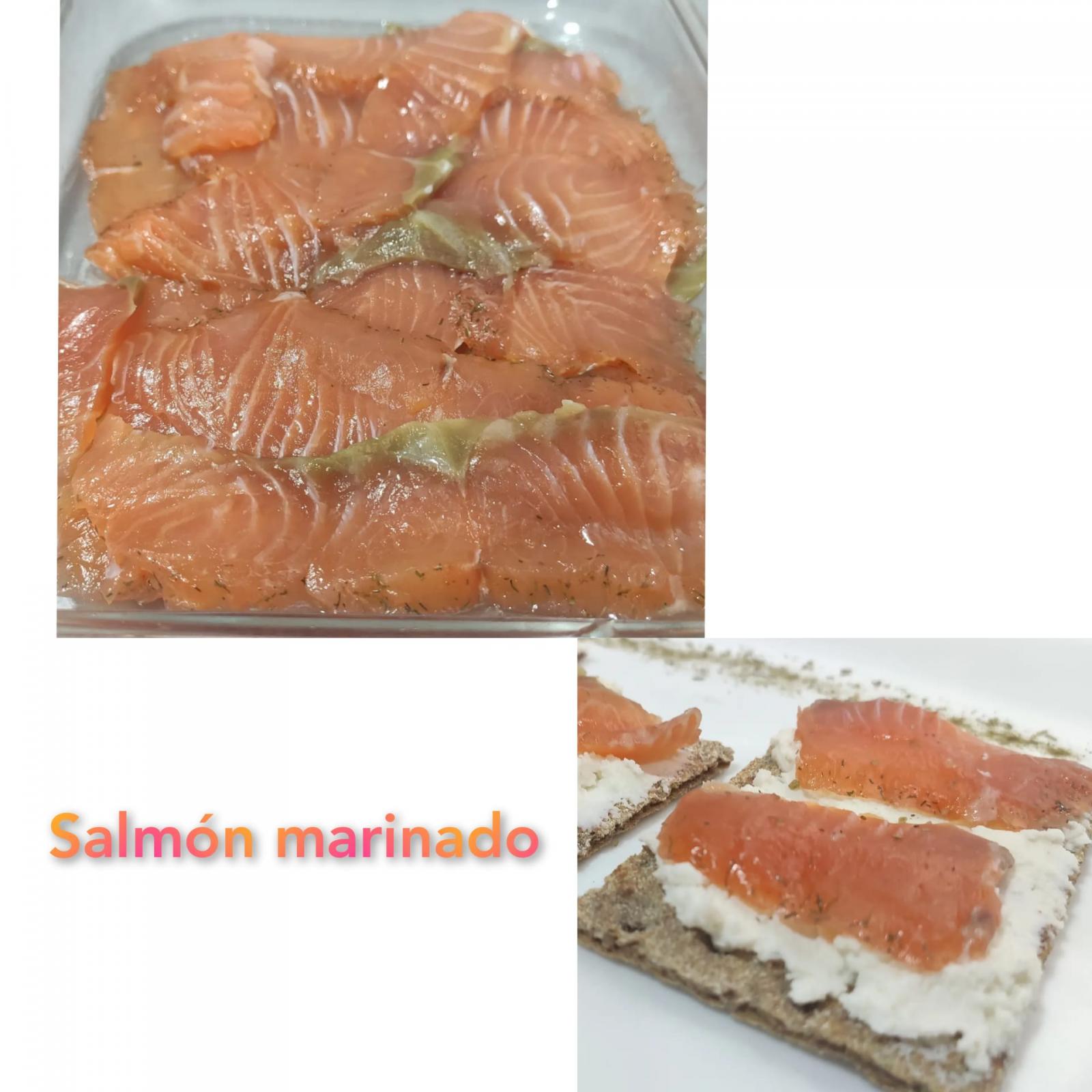 Salmón marinado