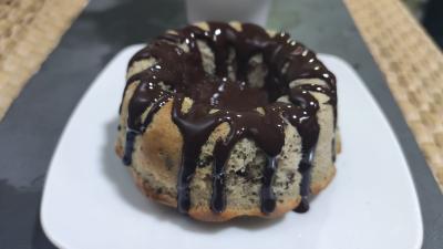 Bollito de chocolate y plátano