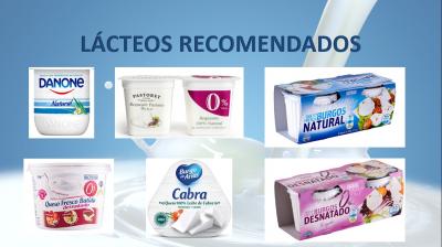 Comparativa de lácteos