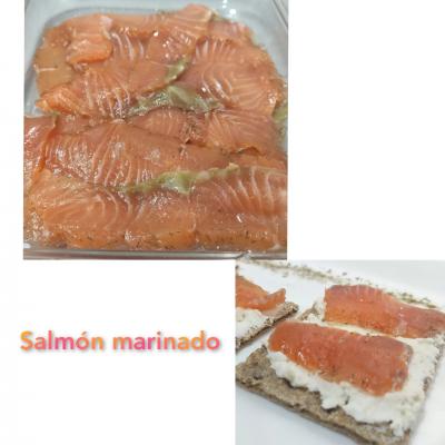 Salmón marinado