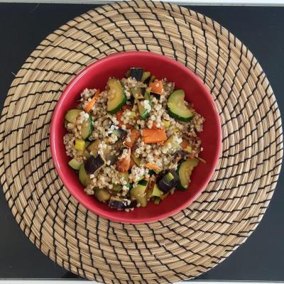 Trigo sarraceno con verduras 